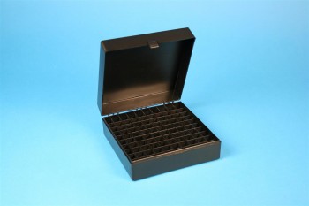 Victor 57 Kryobox (PP) 10x10 Fächer, black/black, Höhe 57 mm fix
