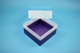 EPPi 102 Kryobox (PP) ohne Facheinteilung, violett, Höhe 102 mm fix