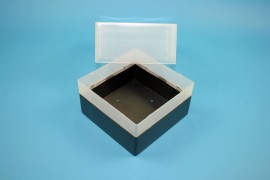 EPPi 122 Kryobox (PP) ohne Facheinteilung, schwarz, Höhe 122 mm fix