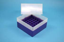 EPPi Kryobox 122 / 7x7 Fächer, violett, Höhe 122 mm fix