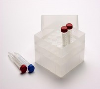 EPPi Kryobox 128 / 5x5 Löcher, transparent, Höhe 128 mm fix
