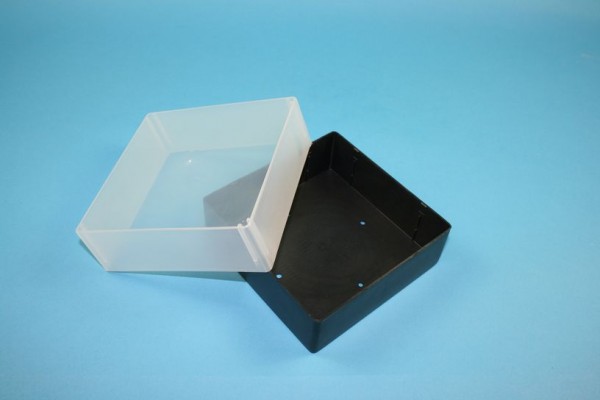 EPPi 75 Kryobox (PP) ohne Facheinteilung, schwarz, Höhe 75 mm fix