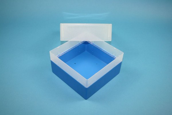 EPPi 102 Kryobox (PP) ohne Facheinteilung, blau, Höhe 102 mm fix