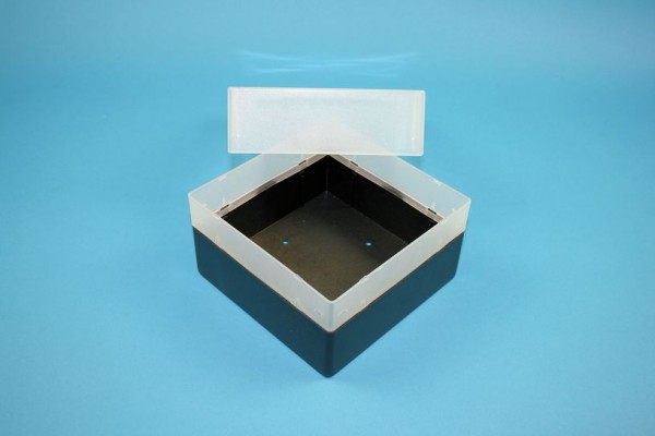 EPPi 102 Kryobox (PP) ohne Facheinteilung, schwarz, Höhe 102 mm fix