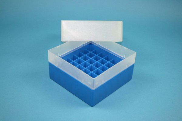 EPPi Kryobox 102 / 7x7 Fächer, blau, Höhe 102 mm fix