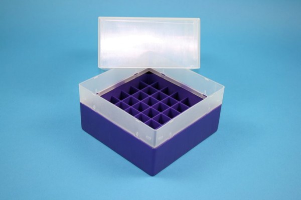 EPPi Kryobox 122 / 7x7 Fächer, violett, Höhe 122 mm fix
