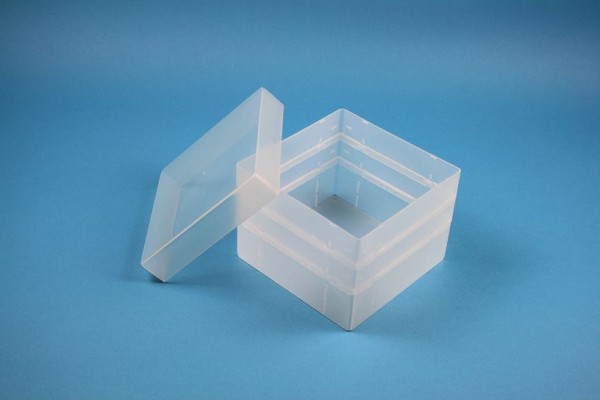 EPPi 96 Kryobox (PP) ohne Facheinteilung, transparent, Höhe 96-106 mm variabel