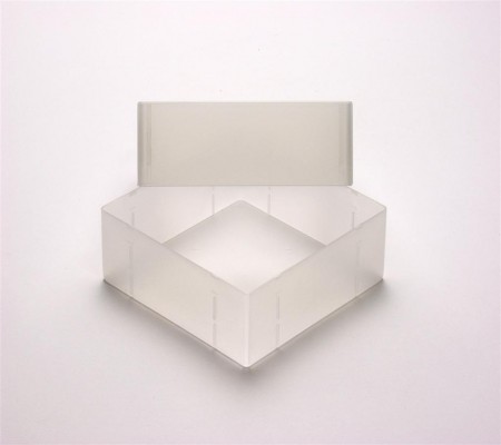 EPPi 75 Kryobox (PP) ohne Facheinteilung, transparent, Höhe 75 mm fix