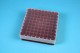EPPi 45 Kryobox (PP) 9x9 Fächer, rot, Höhe 45-53 mm variabel