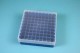 EPPi 50 Kryobox (PP) 9x9 Fächer, blau, Höhe 52 mm fix