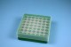 EPPi 45 Kryobox (PP) 7x7 Löcher, grün, Höhe 45-53 mm variabel