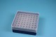 EPPi 50 Kryobox (PP) 8x8 Löcher, violett, Höhe 52 mm fix