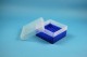 EPPi 70 Kryobox (PP) 9x9 Fächer, neon-blau, Höhe 70-80 mm variabel