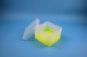 EPPi 96 Kryobox (PP) 9x9 Fächer, neon-gelb, Höhe 96-106 mm variabel