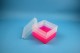 EPPi 96 Kryobox (PP) 9x9 Fächer, neon-rot/pink, Höhe 96-106 mm variabel