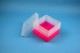 EPPi Kryobox 105 / 7x7 Fächer, neon-rot/pink, Höhe 105 mm fix
