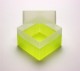 EPPi 102 Kryobox (PP) ohne Facheinteilung, neon-gelb, Höhe 102 mm fix