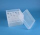 EPPi Kryobox 105 / 5x5 Löcher, transparent, Höhe 105 mm fix