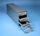 EPPi 45+50 Schrankeinschub 4x4 Fächer für 16 Kryoboxen bis 133x133x53 mm, Klappgriff, geschlossene Bauform