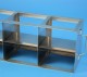 EPPi 80 Schrankgestell 5x2 Fächer für 10 Kryoboxen bis 133x133x80 mm Klappgriff, offene Bauform