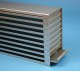 MTP 18 Schrankeinschub 5x10 Fächer für 50 MT-Platten bis 86x128x18 mm, Griffleiste, offene Bauform