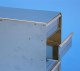 MTP 53 Schrankeinschub 7x3 Fächer für 21 MT-Platten bis 86x128x53 mm, Griffleiste, geschlossene Bauform
