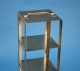EPPi 122+128 Truhengestell für 2 Kryoboxen bis 133x133x128 mm Klappgriff, Edelstahl