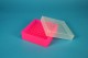 EPPi 50 Kryobox (PP) 9x9 Fächer, neon-rot/pink, Höhe 52 mm fix