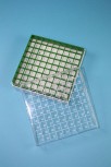 Kryo 81 Kryobox (PC) 9x9 Fächer, grün, Höhe 52 mm fix