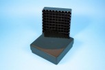 EPPi 45 Kryobox (PP) 9x9 Fächer, black/black, Höhe 45-53 mm variabel