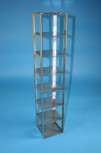 EPPi 102 Truhengestell für 7 Kryoboxen bis 133x133x103 mm Klappgriff, Edelstahl