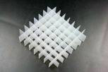EPPi Rastereinsatz / 8x8 Fächer / Höhe 30 mm für Kryoboxen, PP