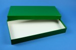 ALPHA 32 lang2 Kryobox (Karton standard) ohne Facheinteilung, grün, Höhe 32 mm