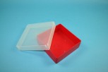 EPPi 50 Kryobox (PP) ohne Facheinteilung, rot, Höhe 52 mm fix