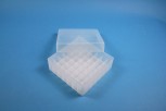 EPPi 45 Kryobox (PP) 7x7 Fächer, transparent, Höhe 45-53 mm variabel