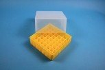 EPPi Kryobox 95 / 7x7 Fächer, gelb, Höhe 95 mm fix