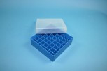 EPPi 50 Kryobox (PP) 7x7 Fächer, blau, Höhe 52 mm fix
