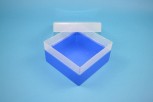 EPPi 70 Kryobox (PP) ohne Facheinteilung, neon-blau, Höhe 70-80 mm variabel