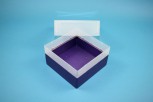 EPPi 102 Kryobox (PP) ohne Facheinteilung, violett, Höhe 102 mm fix