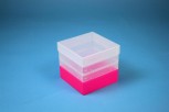 EPPi 121 Kryobox (PP) ohne Facheinteilung, neon-rot/pink, Höhe 121-131 mm variabel