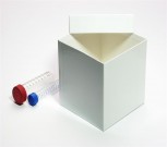 ALPHA 130 Kryobox (Karton spezial) ohne Facheinteilung, weiss, Höhe 130 mm