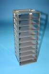 EPPi 32 Truhengestell für 10 Kryoboxen bis 133x133x32 mm Klappgriff, Edelstahl