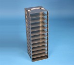 EPPi 32 Truhengestell für 12 Kryoboxen bis 133x133x32 mm Klappgriff, Edelstahl