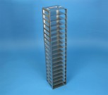 EPPi 37 Truhengestell für 18 Kryoboxen bis 133x133x37 mm Klappgriff, Edelstahl