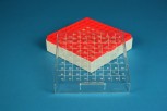 Kryo 81 Kryobox (PC) 9x9 Fächer, orange, Höhe 52 mm fix